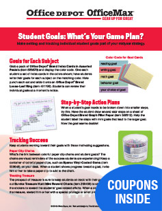 Student Goals Game Plan