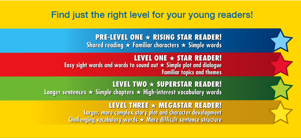 Find just the right level for your young readers