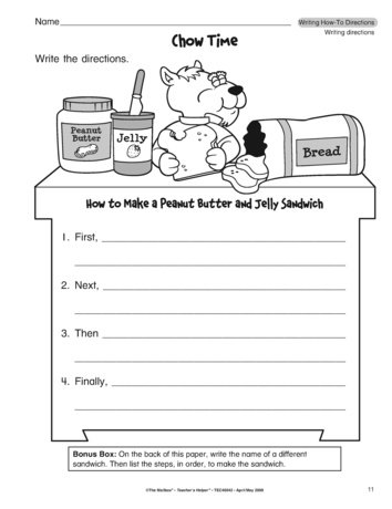 Chow Time, Lesson Plans - The Mailbox
