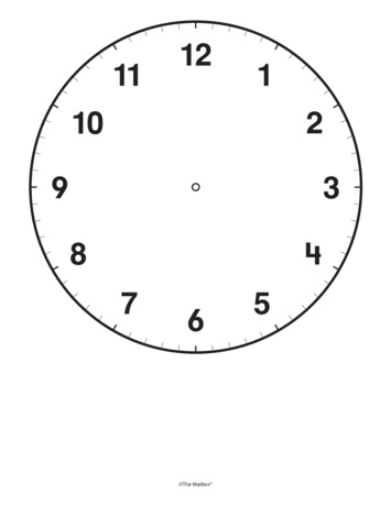 Clock Pattern, Lesson Plans - The Mailbox