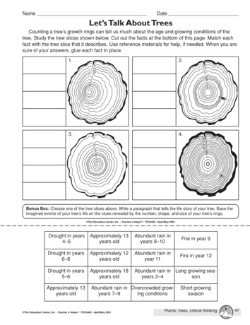Solved] Answer the following questions. Tree-Ring Activity By Saskia van  de... | Course Hero