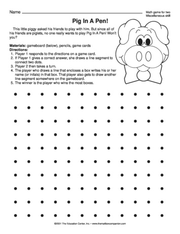 Wreed analyse Jaarlijks Pig In A Pen!, Lesson Plans - The Mailbox