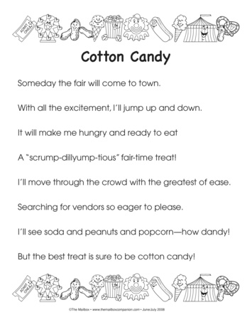 poems that rhyme about candy
